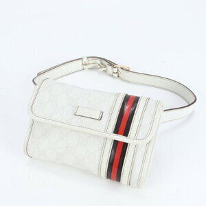 Gucci GG Supreme Sherry leather waist bag body